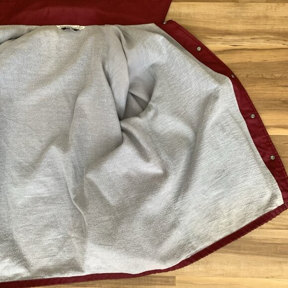 Florida State University FSU Windbreaker Men’s XL Garnet Red 1970's Chalk Line - Picture 6 of 15